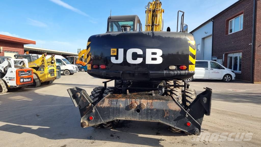 JCB JS 175 W: Вид ззаду та опори