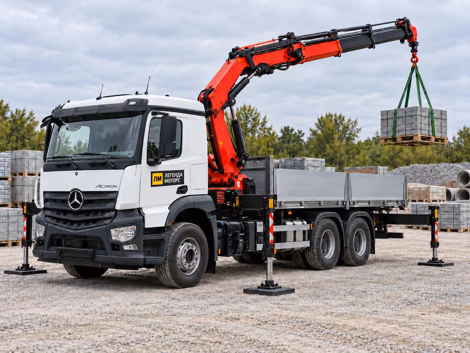Mercedes Actros — типовий робочий процес, ілюстрація