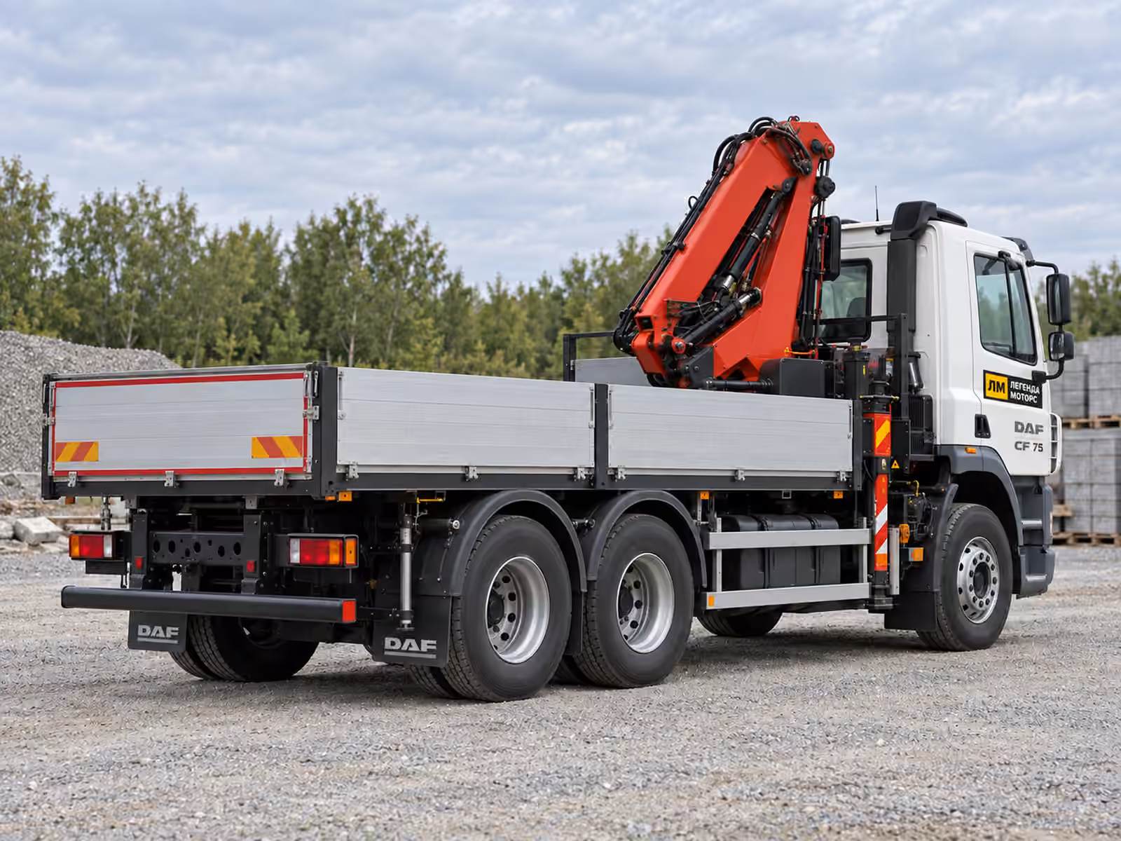 DAF CF 75 — одиниця №15 — вигляд збоку або ззаду, ілюстрація