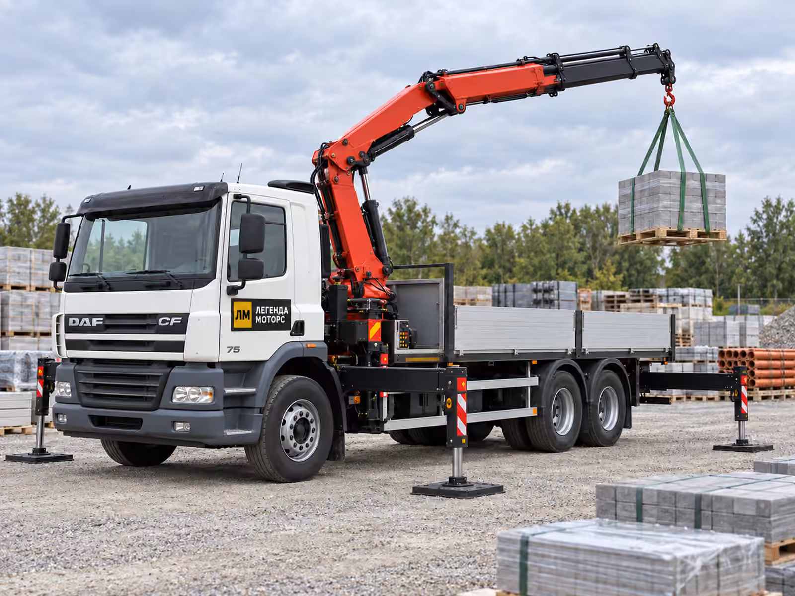 DAF CF 75 — одиниця №15 — типовий робочий процес, ілюстрація