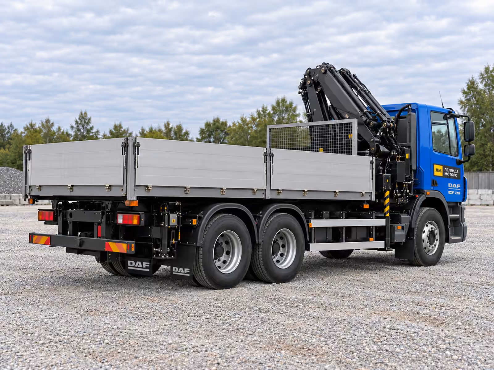 DAF CF 75 — одиниця №16 — вигляд збоку або ззаду, ілюстрація
