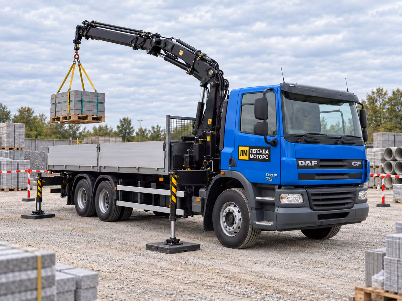 DAF CF 75 — одиниця №16 — типовий робочий процес, ілюстрація