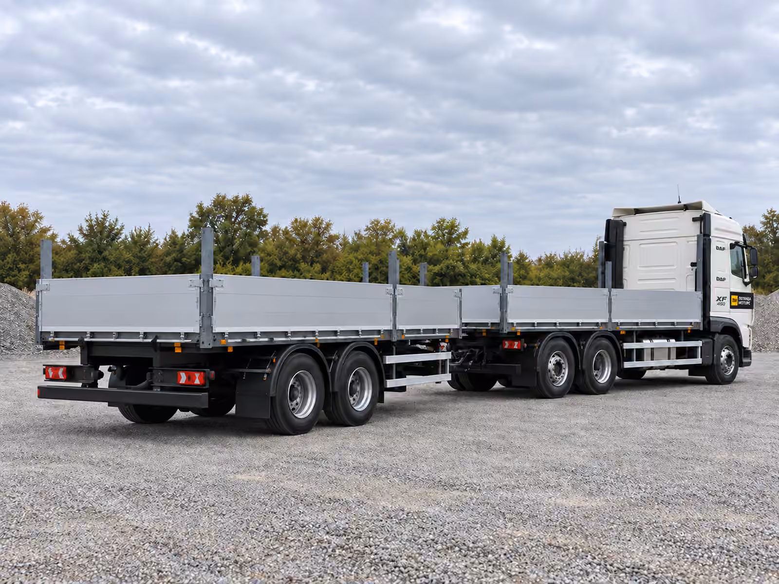 DAF XF 450 — вигляд збоку або ззаду, ілюстрація