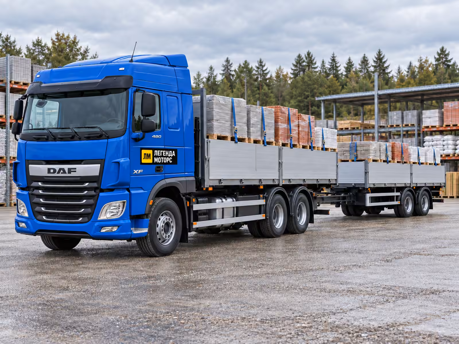 DAF XF 480 — типовий робочий процес, ілюстрація