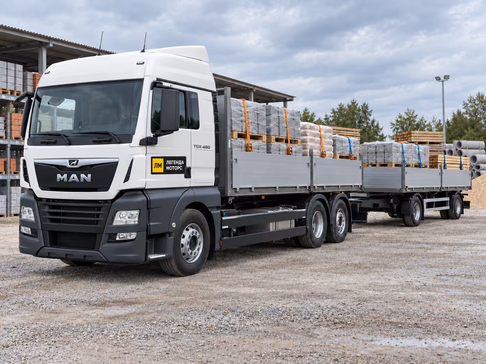 MAN TGX 480 — типовий робочий процес, ілюстрація