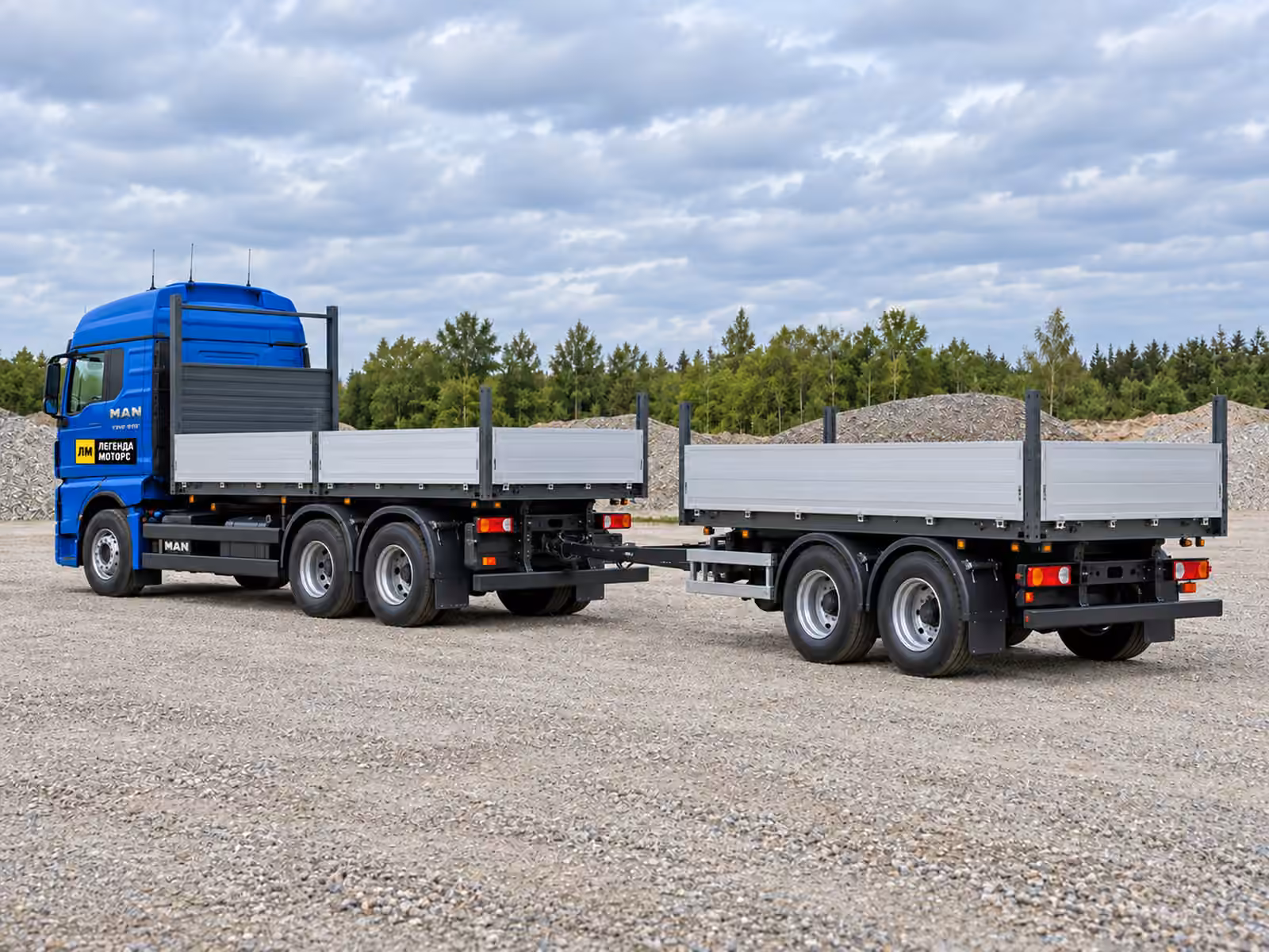 MAN TGX 450 — вигляд збоку або ззаду, ілюстрація