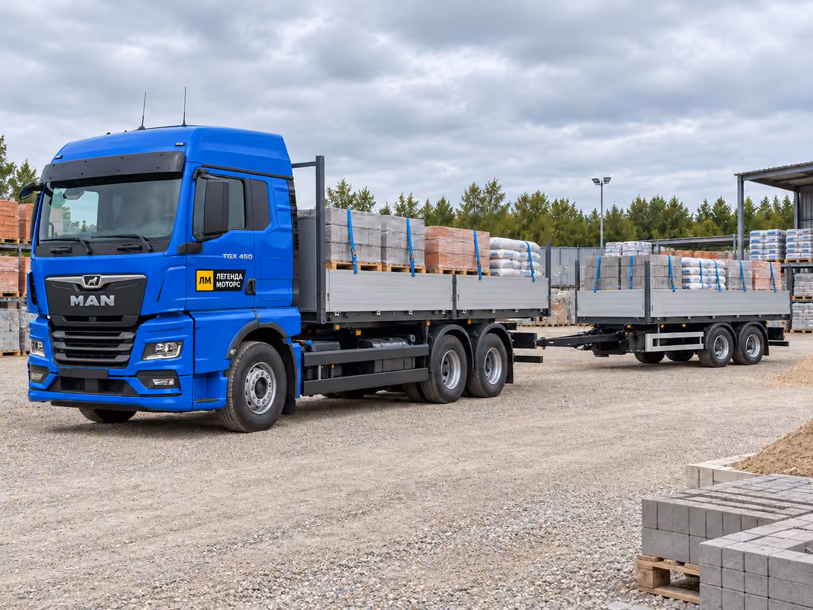 MAN TGX 450 — типовий робочий процес, ілюстрація